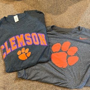 Nike and Goldman Clemson tshirts